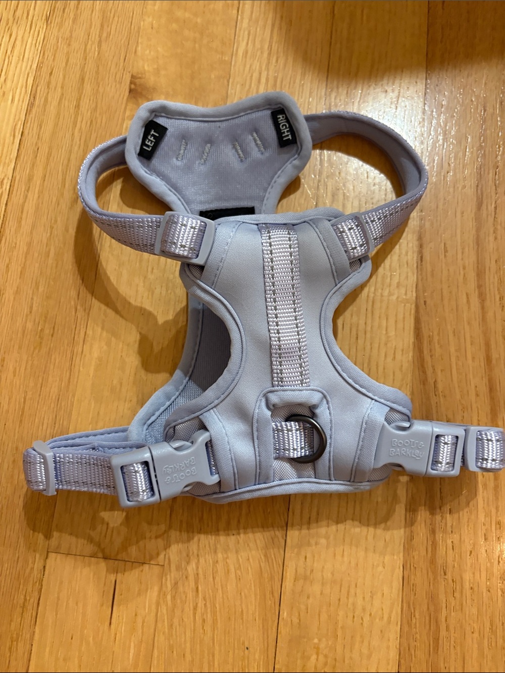 Reflective Light Gray No-Pull Dog Harness